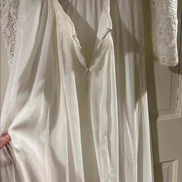 Lulus Awaken My Love White Long Sleeve Lace Maxi Dress - Picture 11 of 13